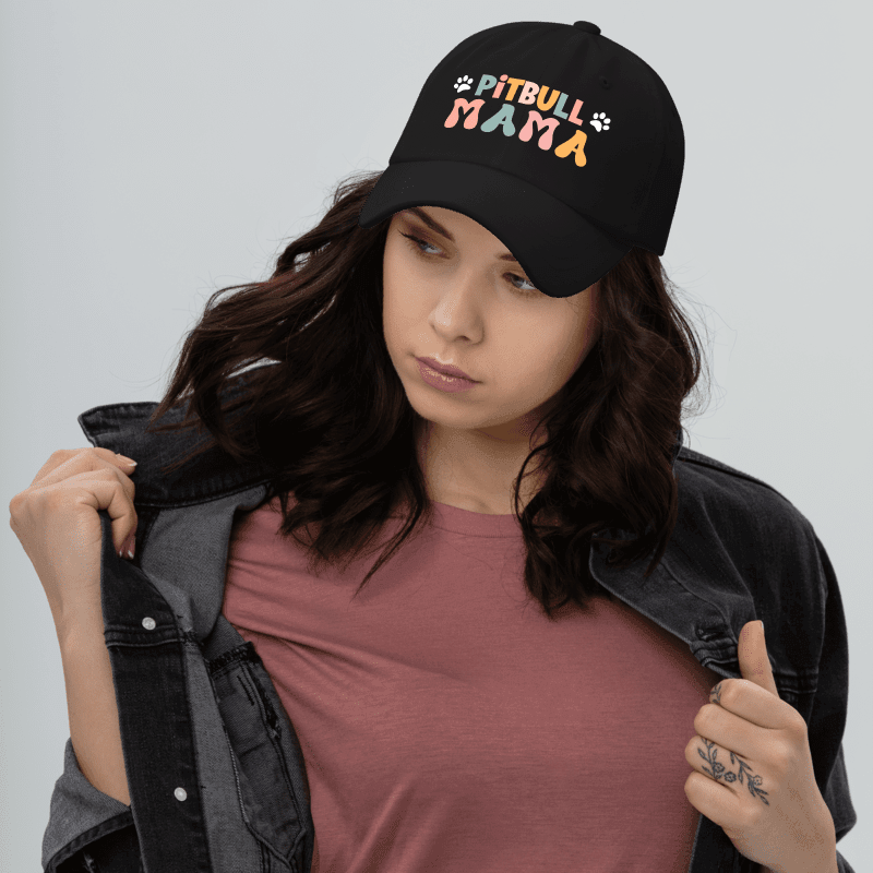 Pitbull Mama Dad Hat